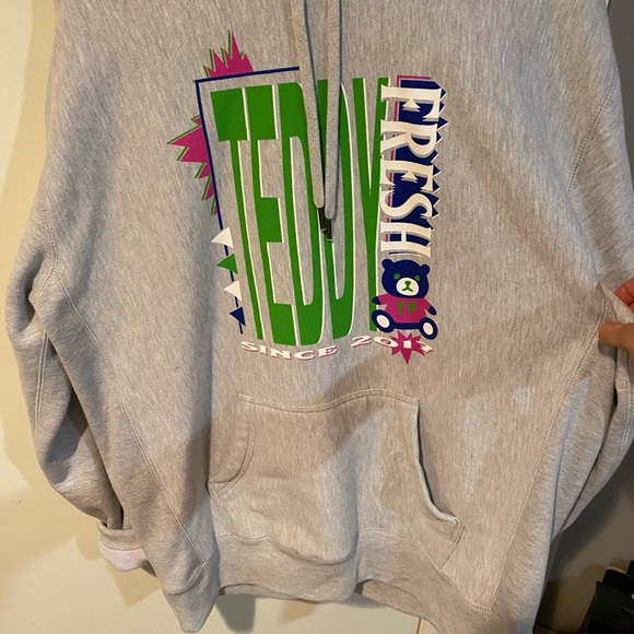 RETRO HOODIE TEDDY FRESH - Picture 2 of 3